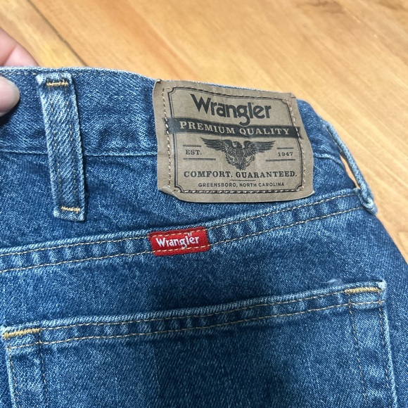 Wrangler Classic Blue Jean Shorts size 44 regular relaxed fit - Picture 2 of 7